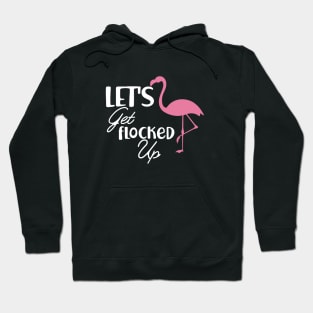 Bridesmaid - Let's get flock up / Flamingo Theme Hoodie